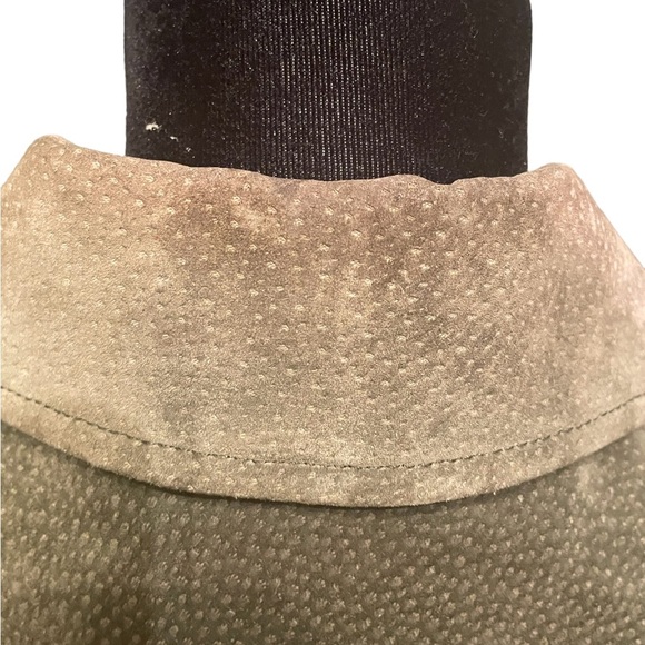 Live a Little suede jacket with sweater sleeves, size small - Picture 8 of 8